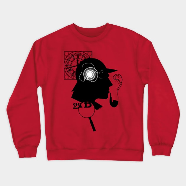 Sherlock Holmes Crewneck Sweatshirt by tuditees